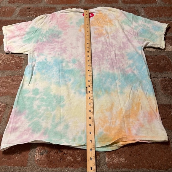 Care Bears Vintage Multicolor Tie Dye Cotton Size Large Graphic T-Shirt - Picture 13 of 16